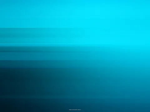 Horizontal verwischte Streifen in Türkis und Blau, oben hell, unten dunkel verlaufend.