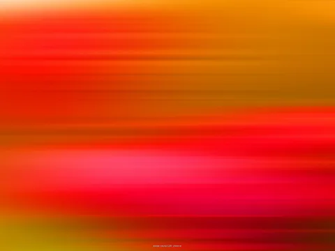 Horizontal verwischte Streifen in Rot, Orange und Pink, die von oben nach unten ineinander übergehen.