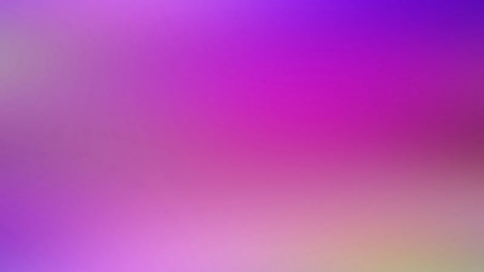 Unscharfer Farbverlauf von Violett oben über Magenta bis Rosa und einem sandfarbenen Ton unten rechts