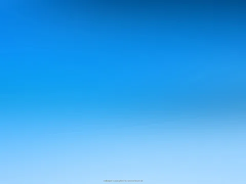 Weicher Farbverlauf von tiefblau oben rechts zu hellem Himmelblau unten, ohne erkennbare Motive.