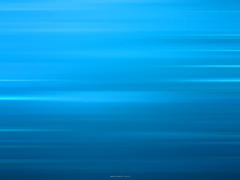 Horizontale blaue Lichtstreifen auf einem Verlauf von hellem Himmelblau oben zu dunklerem Blau unten.