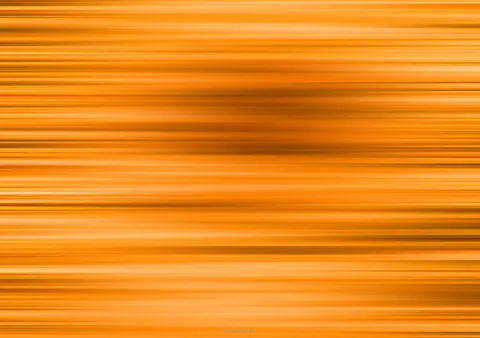 Abstrakte Komposition aus waagerechten, orangefarbenen Streifen mit weichen Helligkeitsverläufen und einer dunkleren, verschwommenen Zone im oberen Mittelbereich.
