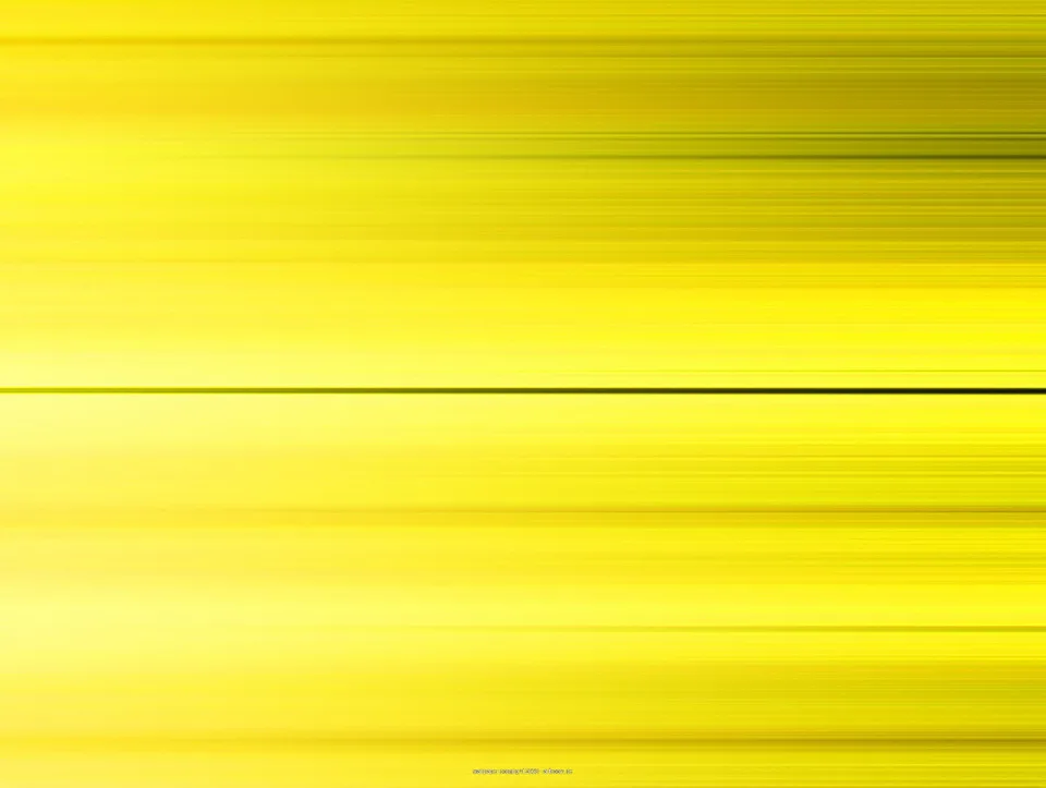 Abstrakte gelbe Fläche mit horizontalen Streifen und Lichtstrahlen, in der Mitte eine dunkle waagerechte Linie.