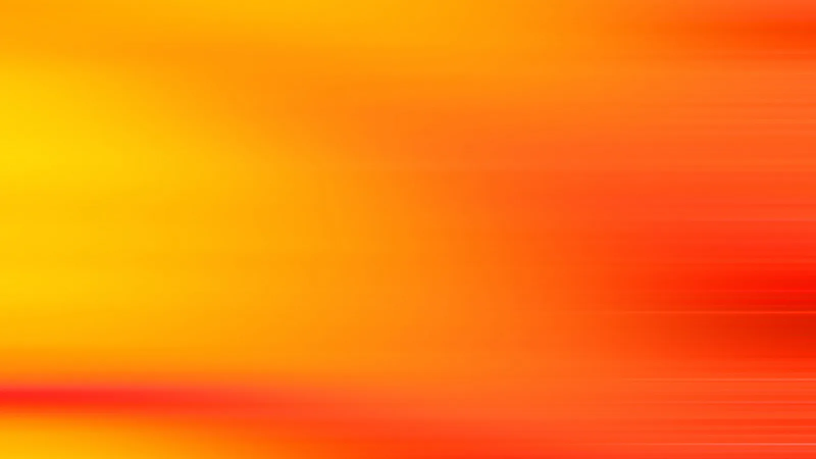 Unscharfe Farbverläufe in Gelb, Orange und Rot mit horizontalen Lichtstreifen, nach rechts dunkler werdend.