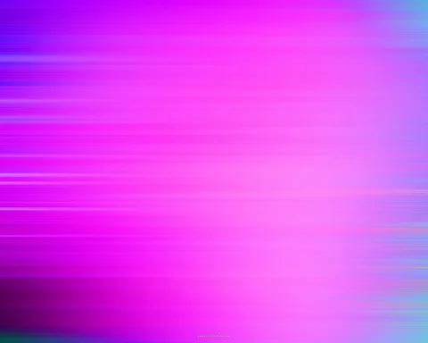 Abstrakter Hintergrund aus horizontalen violetten, pinken und hellblauen Linien, die von links nach rechts in Helligkeit und Farbe übergehen.