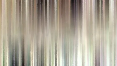 Abstraktes Bild aus vertikalen, unscharfen Streifen in Beige, Grau, Grün und Rosa.