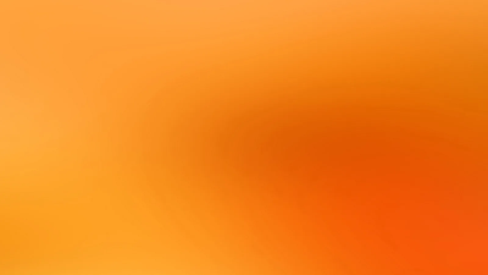 Weich verlaufender Farbverlauf von hellem Orange links oben bis zu tiefem Rotorange rechts unten, mit dunkleren Orangetönen in der Mitte.