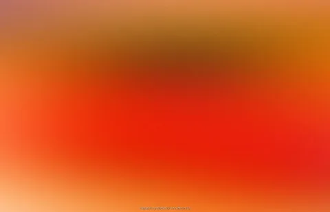 Weich ineinander übergehender Farbverlauf von Orange über Rot bis Ockergelb, oben mit grauvioletten Akzenten, unten hell aufgehellt.
