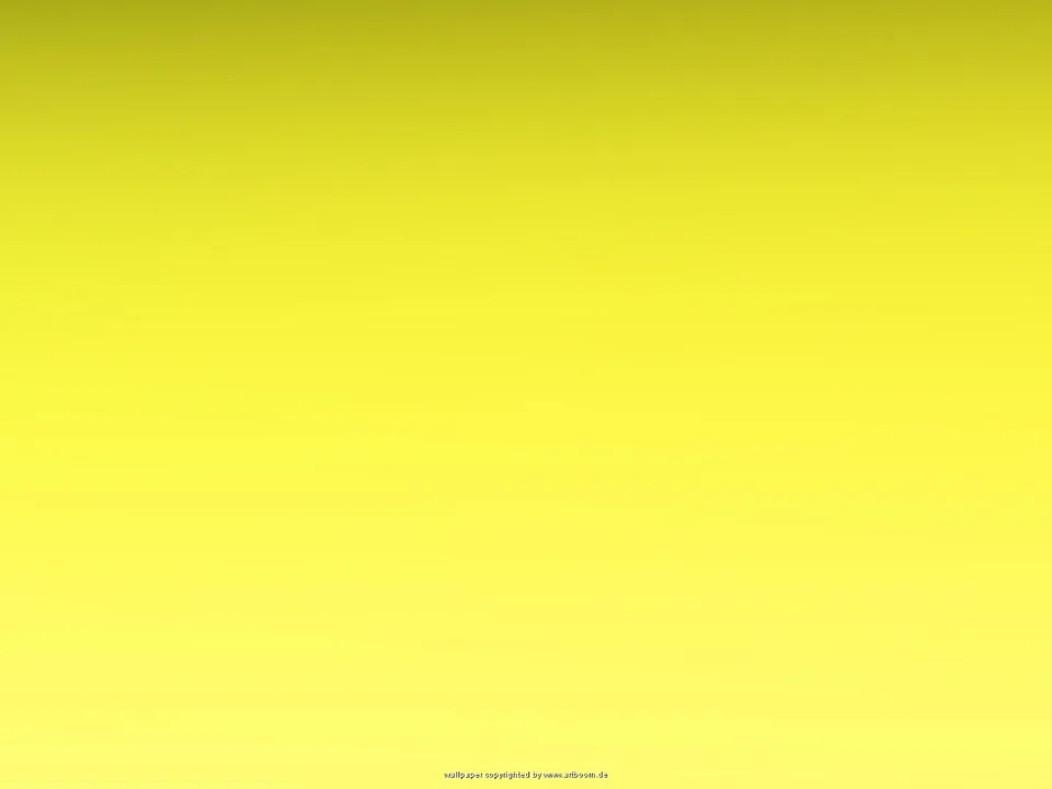 Gleichmäßiger gelber Farbverlauf, oben in dunklerem Olivton, nach unten heller werdend, mit kleinem Wasserzeichen am unteren Rand.