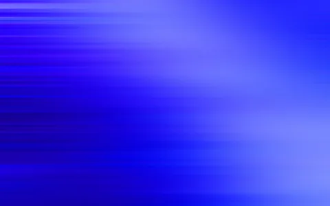 Horizontale blaue Streifen verlaufen von links nach rechts und werden zum rechten Rand hin heller und violetter, ohne erkennbares Motiv.