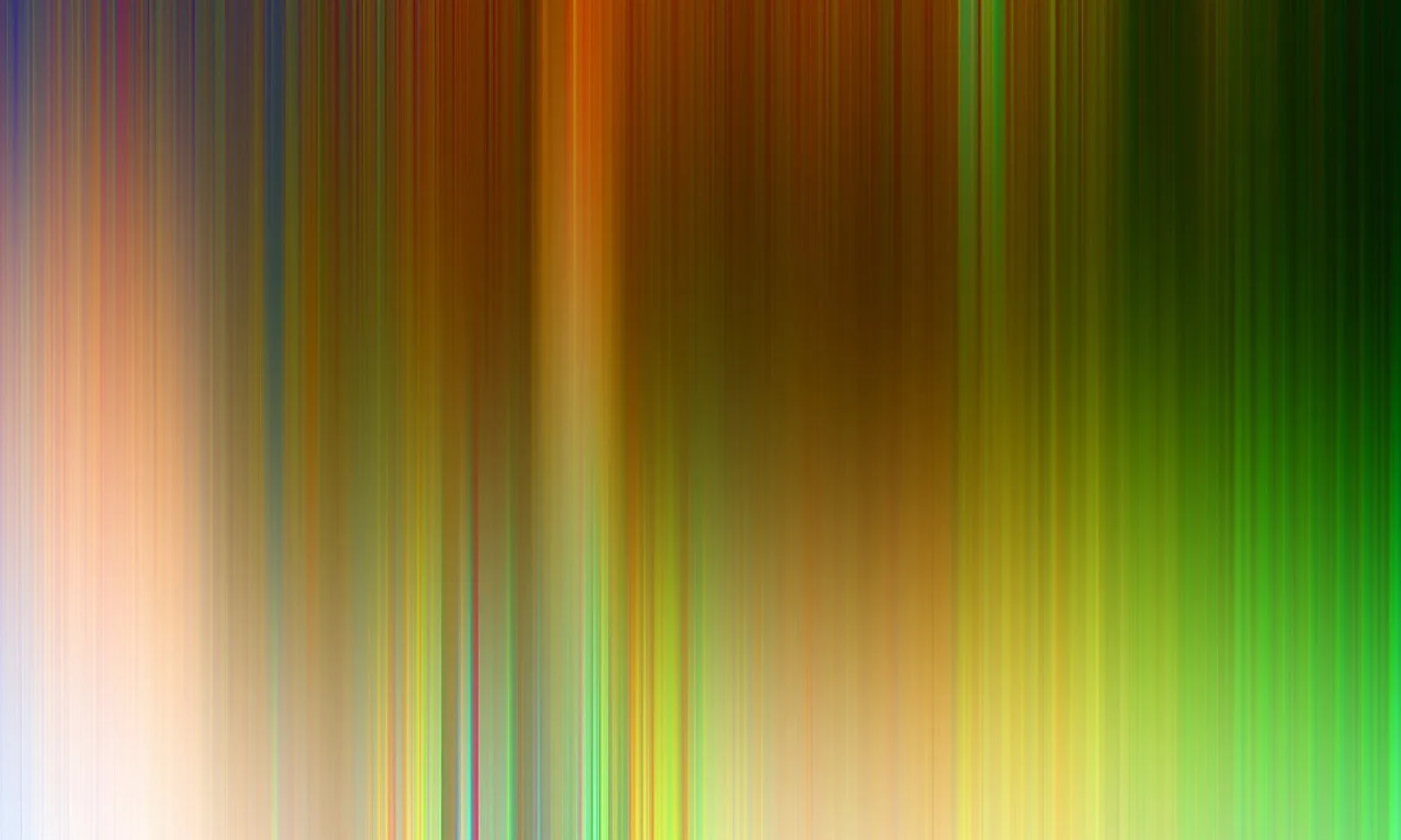Abstraktes Bild aus vertikalen Farbstreifen in Orange, Braun, Gelb und Grün, links heller, rechts dunkler.