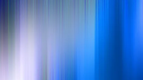 Vertikal verwischte Streifen in Blau, Violett und Weiß, links heller, rechts kräftig dunkelblau.