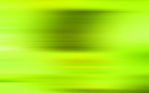 Waagerecht verwischte grüne Lichtstreifen mit einem dunklen Fleck in der Bildmitte
