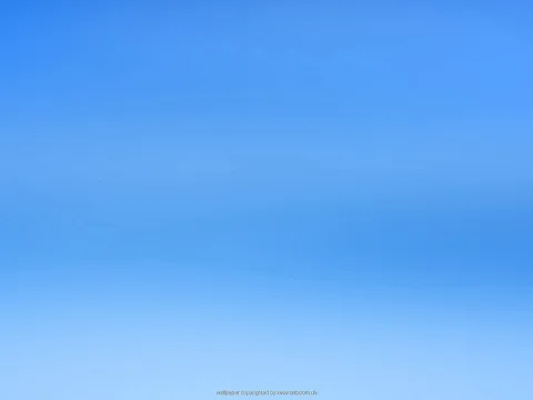 Gleichmäßiger Farbverlauf von kräftigem Blau oben zu hellem Hellblau unten, mit feinen horizontalen Schlieren.