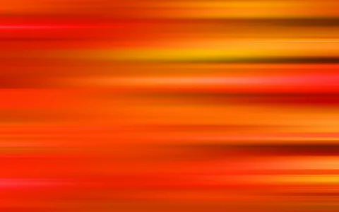 Horizontal verwischte Streifen in Orange, Rot und Gelb, die wie Bewegungsspuren von links nach rechts verlaufen.