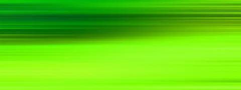 Horizontale grüne Schlieren in Bewegung, oben dunkler und dichter, unten hell leuchtendes Grün mit weichen Verläufen.