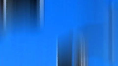 Leuchtend blauer Hintergrund mit dunklen, vertikal verwischten Streifen, links oben und in der Mitte unten.