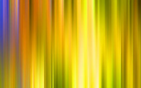 Vertikal verwischte Streifen in Blau, Orange, Gelb und Grün bilden einen farbigen Verlauf.