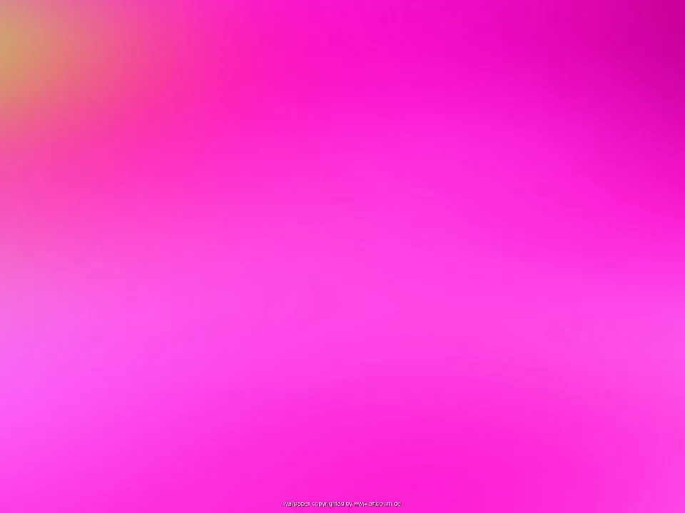 Flächiger Verlauf von Magenta bis Pink, oben links ein gelblicher Schimmer.