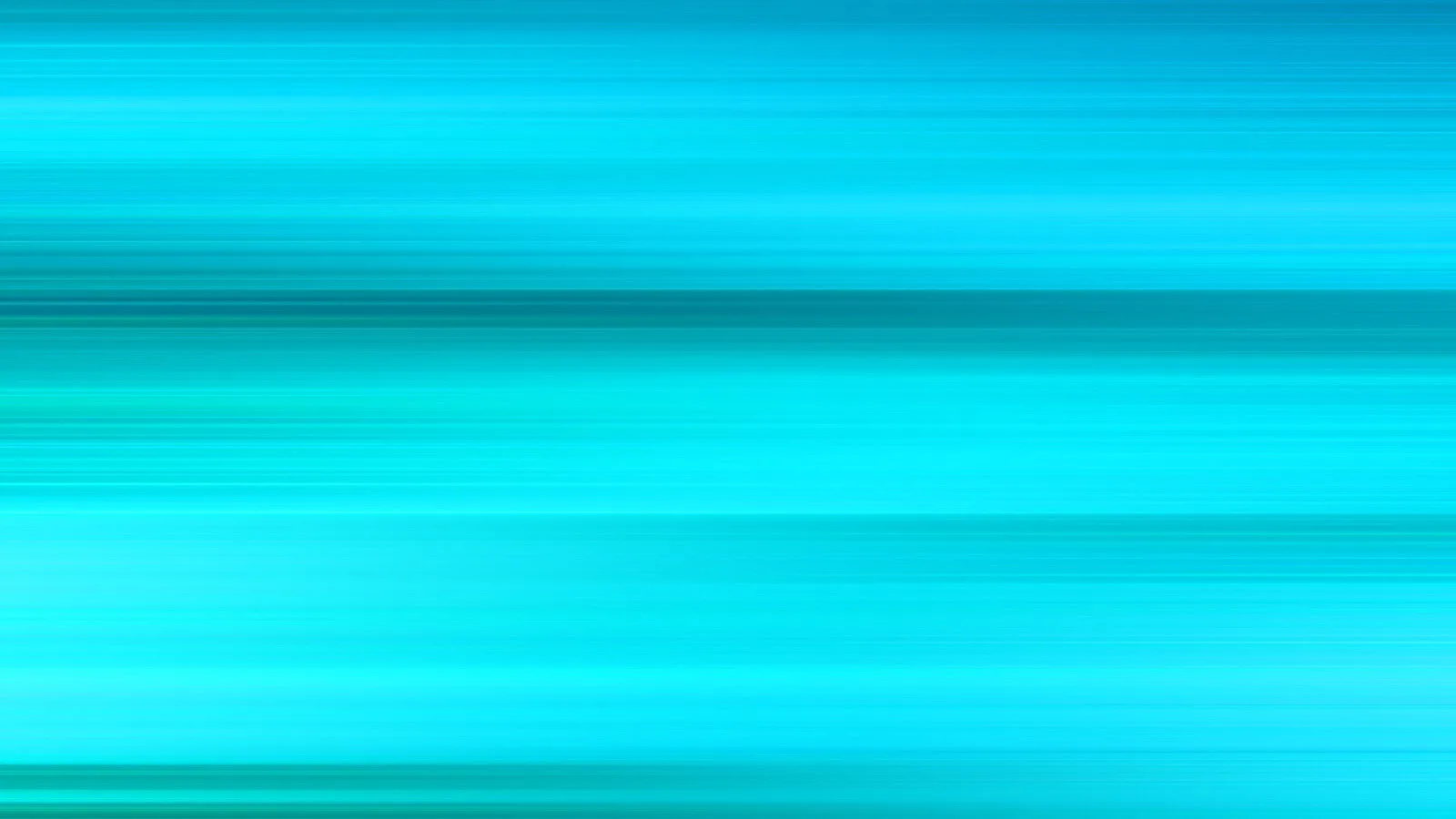 Abstrakte Komposition aus horizontalen, weichen Streifen in Türkis und Blau, die dunkler und heller ineinander übergehen.