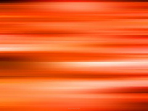 Abstrakte, horizontal verwischte Streifen in Orange- und Rottönen mit hellen Lichtbändern.
