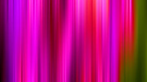 Abstrakte Komposition aus vertikalen, unscharfen Streifen in Magenta, Violett, Rot und Olivgrün, die von links nach rechts ineinander übergehen.