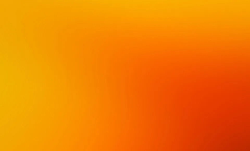 Unscharfer Verlauf von Gelb oben links über Orange bis zu Rotorange unten rechts, ohne erkennbare Motive.