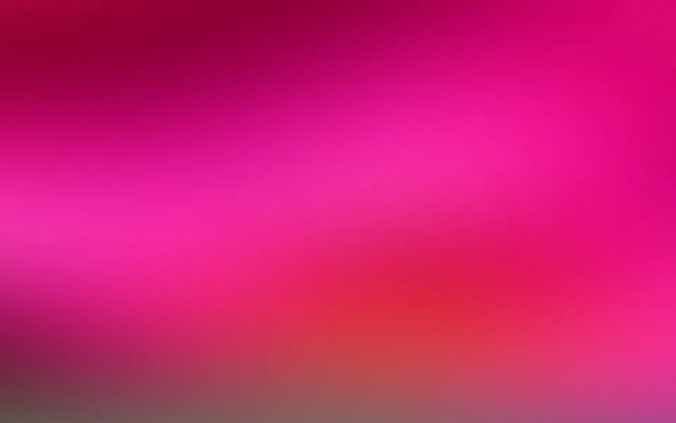 Unscharfer Farbverlauf von dunklem Magenta oben über leuchtendes Pink bis zu Rot und grauem Schimmer am unteren Rand.