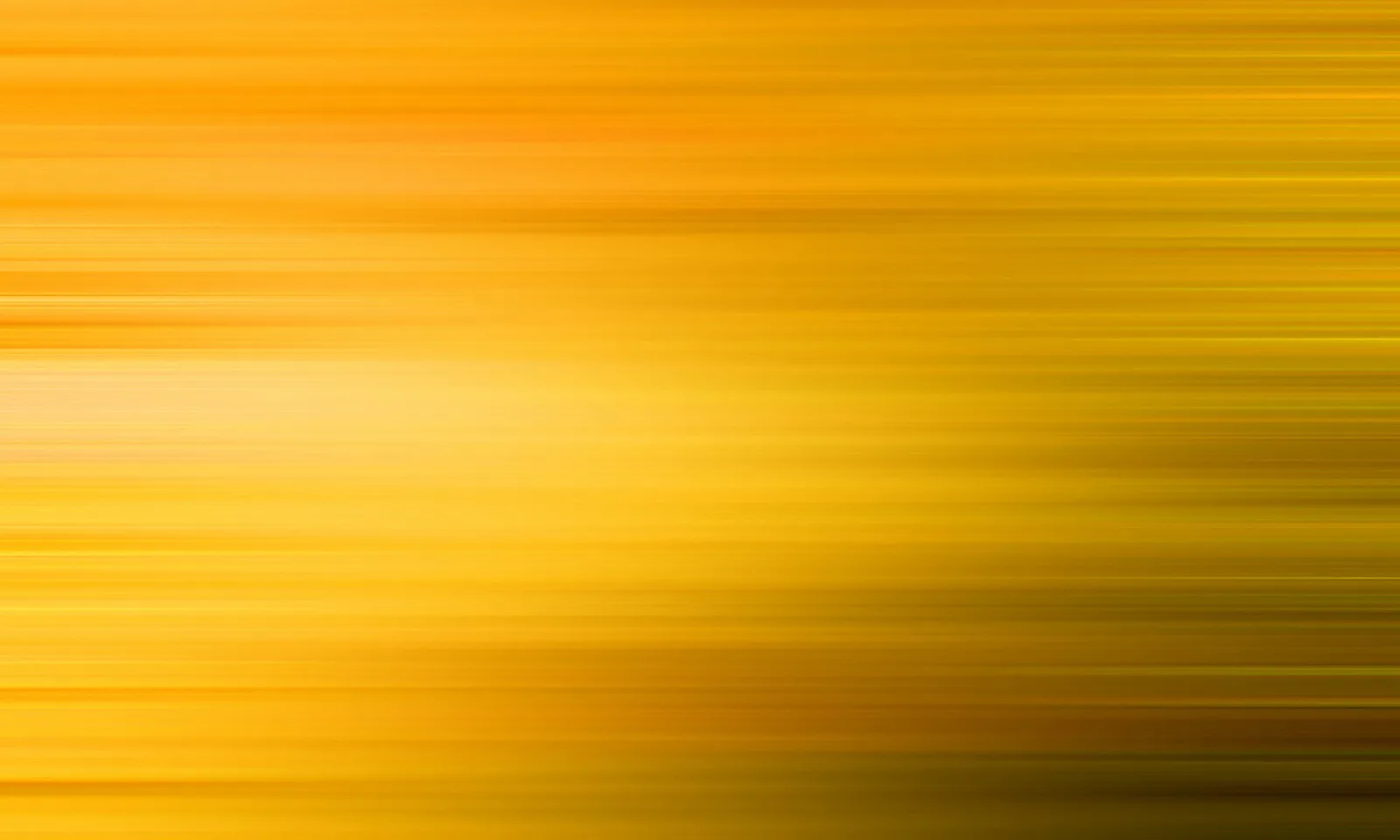 Horizontal verlaufende, weich verwischte Streifen in Gelb und Orange, die zur Mitte hin heller leuchten und nach rechts unten dunkler werden.