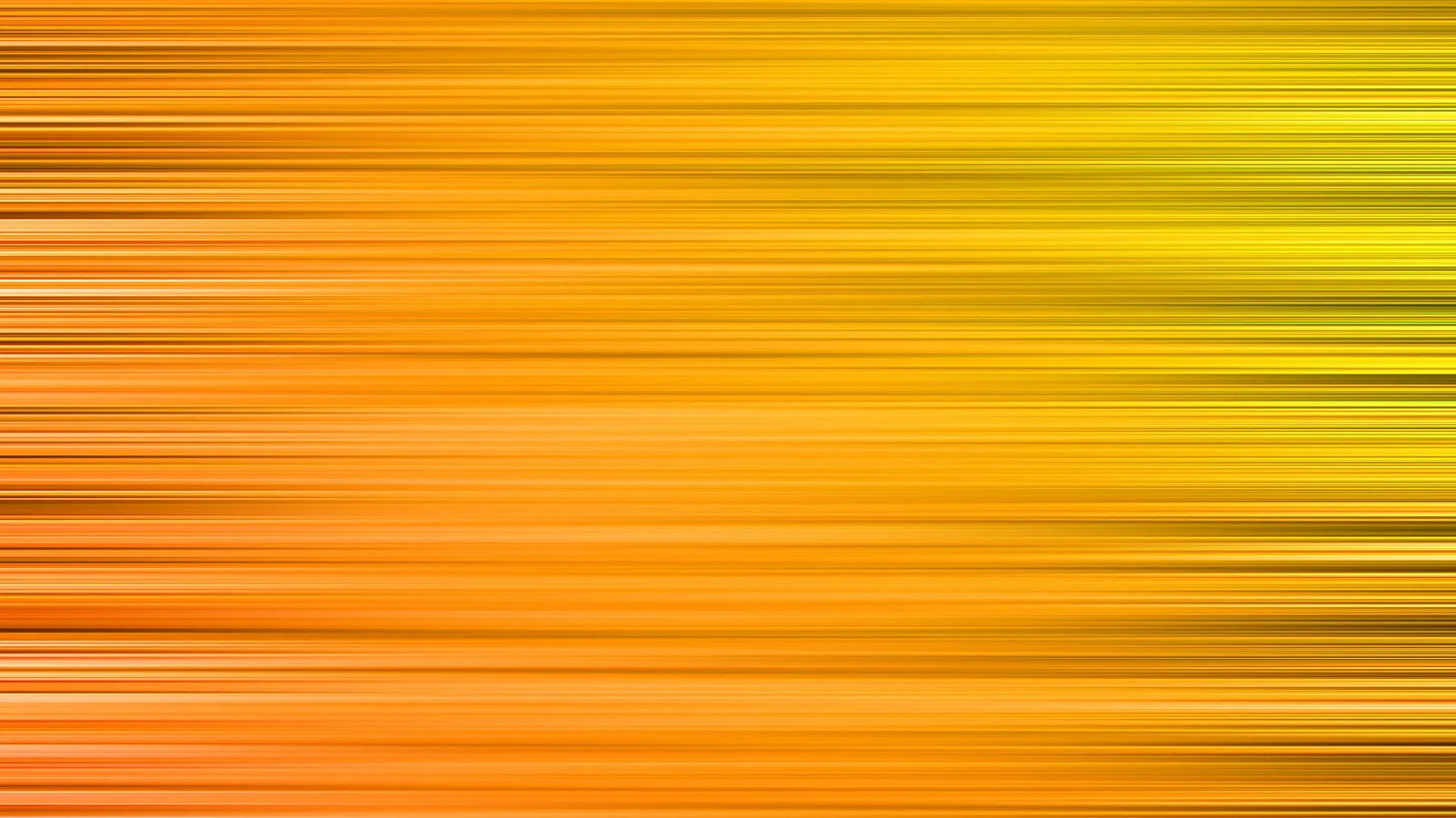 Abstrakte Komposition aus horizontalen, verwischten Streifen in Orange und Gelb, die nach rechts heller werden.