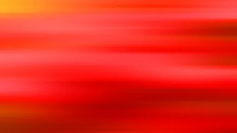 Horizontale Streifen in Rot und Orange mit weichen Übergängen, am oberen linken Rand gelblich leuchtend, nach unten dunkler werdend.