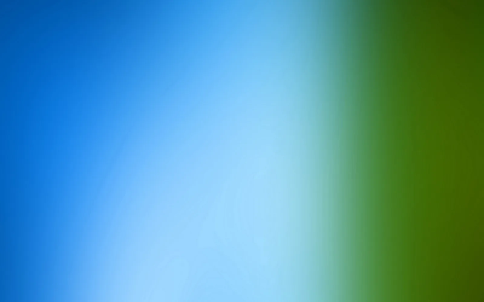 Weicher horizontaler Farbverlauf von Blau über Türkis zu Grün