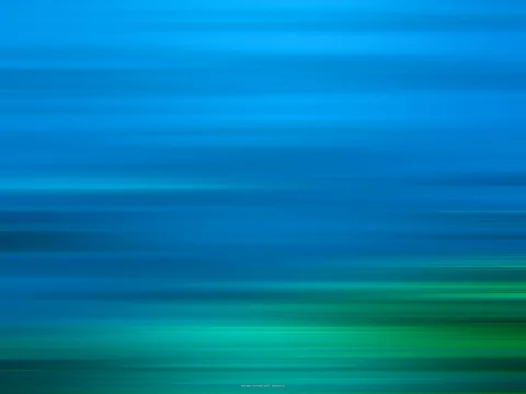 Abstrakte horizontale Streifen in Blau- und Grüntönen, die von oben nach unten ineinander übergehen, unten rechts mit hellerem Grün.