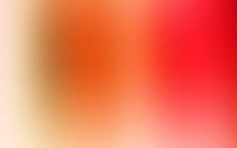 Unscharfer Farbverlauf von cremefarbenem Weiß links über Orange in der Mitte bis zu kräftigem Rot rechts