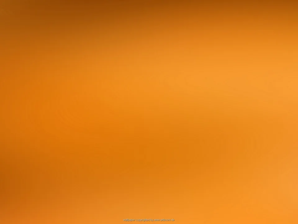 Flächiger Farbverlauf in Orange, oben dunkler und zur Mitte hin heller, ohne erkennbare Motive.