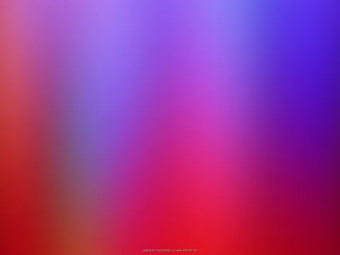 Unscharfer Farbverlauf von Violett und Blau oben zu Rot und Magenta unten, mit senkrechten Schlieren.