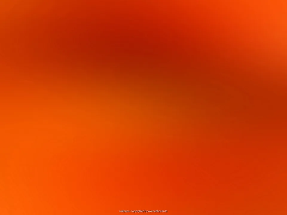 Weich ineinander übergehender Farbverlauf in Orange und Rot, oben dunkler, unten heller, ohne erkennbares Motiv.