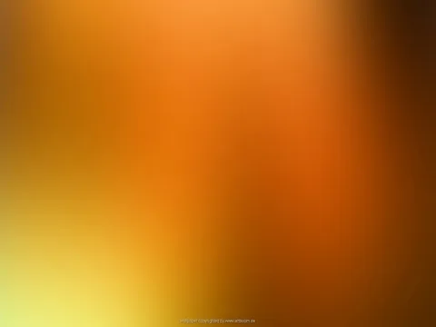 Unscharfer Verlauf von Gelb unten links über Orange bis Dunkelbraun oben rechts, ohne erkennbare Motive.