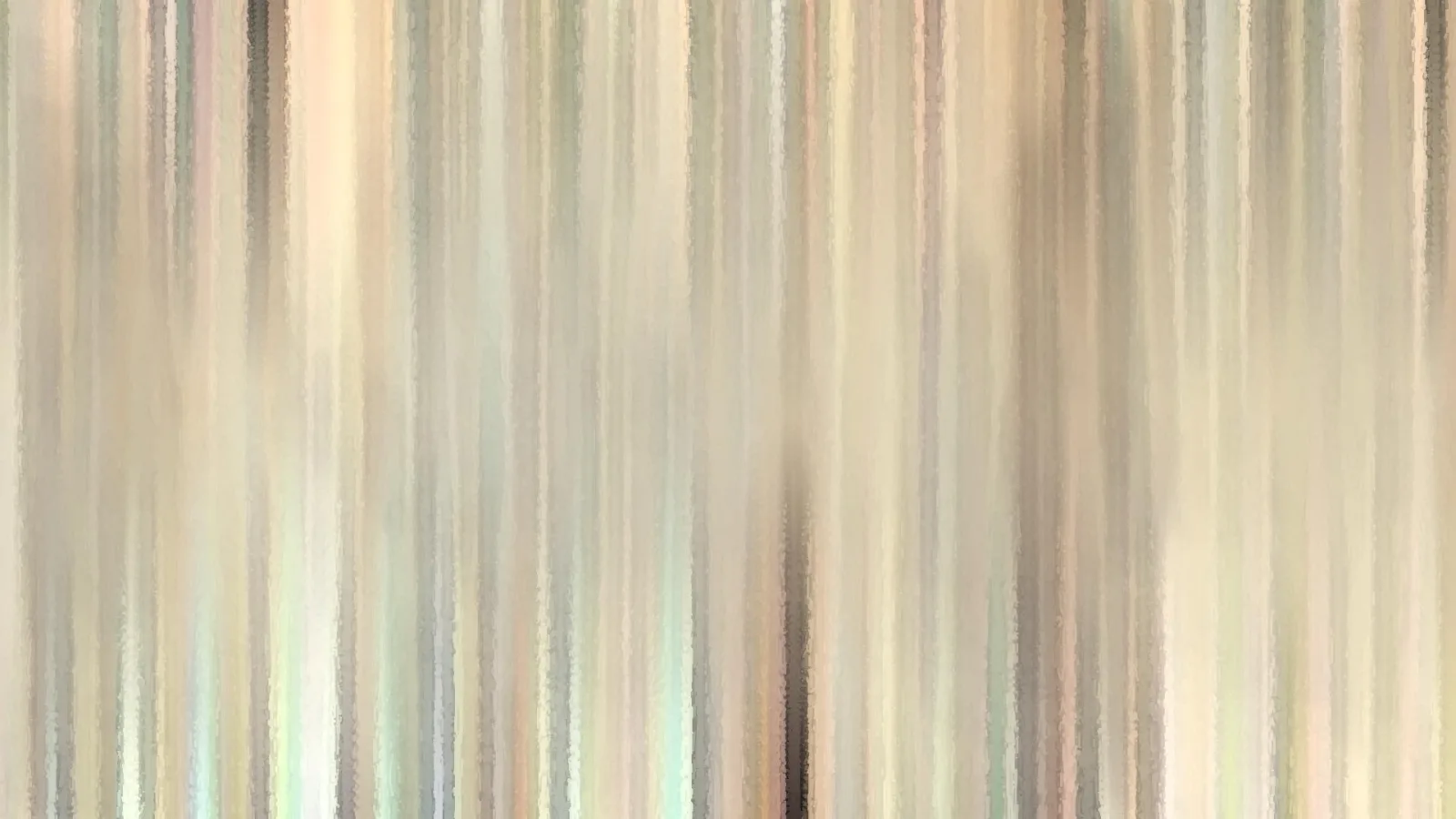 Abstrakte, vertikal verlaufende Streifen in Beige, Creme und Grau mit zarten Pastelltönen.