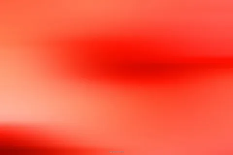 Weich verlaufende rote und orangefarbene Flächen mit horizontalen Schlieren, links heller, rechts dunkles Rot.