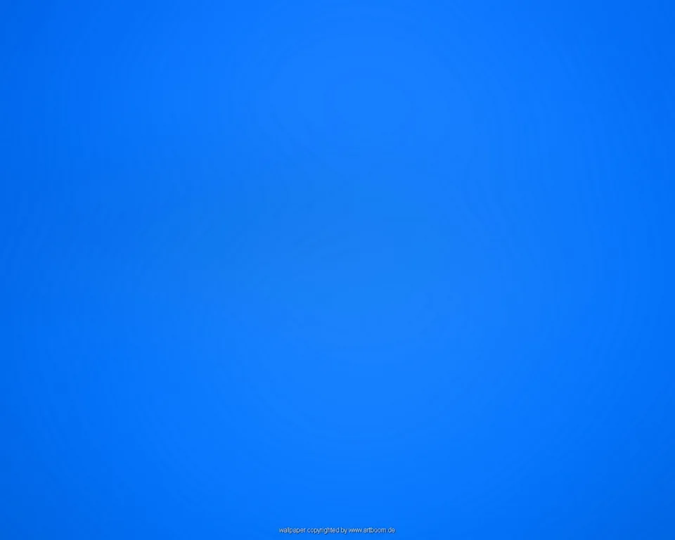 Blaue Fläche, zur Mitte hin heller werdend, mit feinen kreisförmigen Linien.