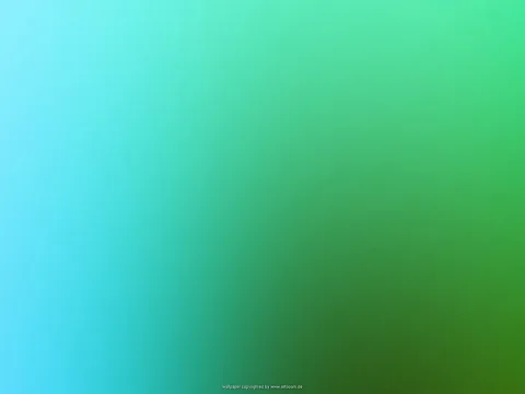 Weicher Farbverlauf von hellem Cyan links oben zu dunklem Grün rechts unten, ohne erkennbare Motive.