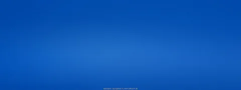 Gleichmäßiger blauer Farbverlauf, in der Mitte etwas heller und zu den Rändern dunkler, mit kleinem Copyright-Hinweis am unteren Rand.