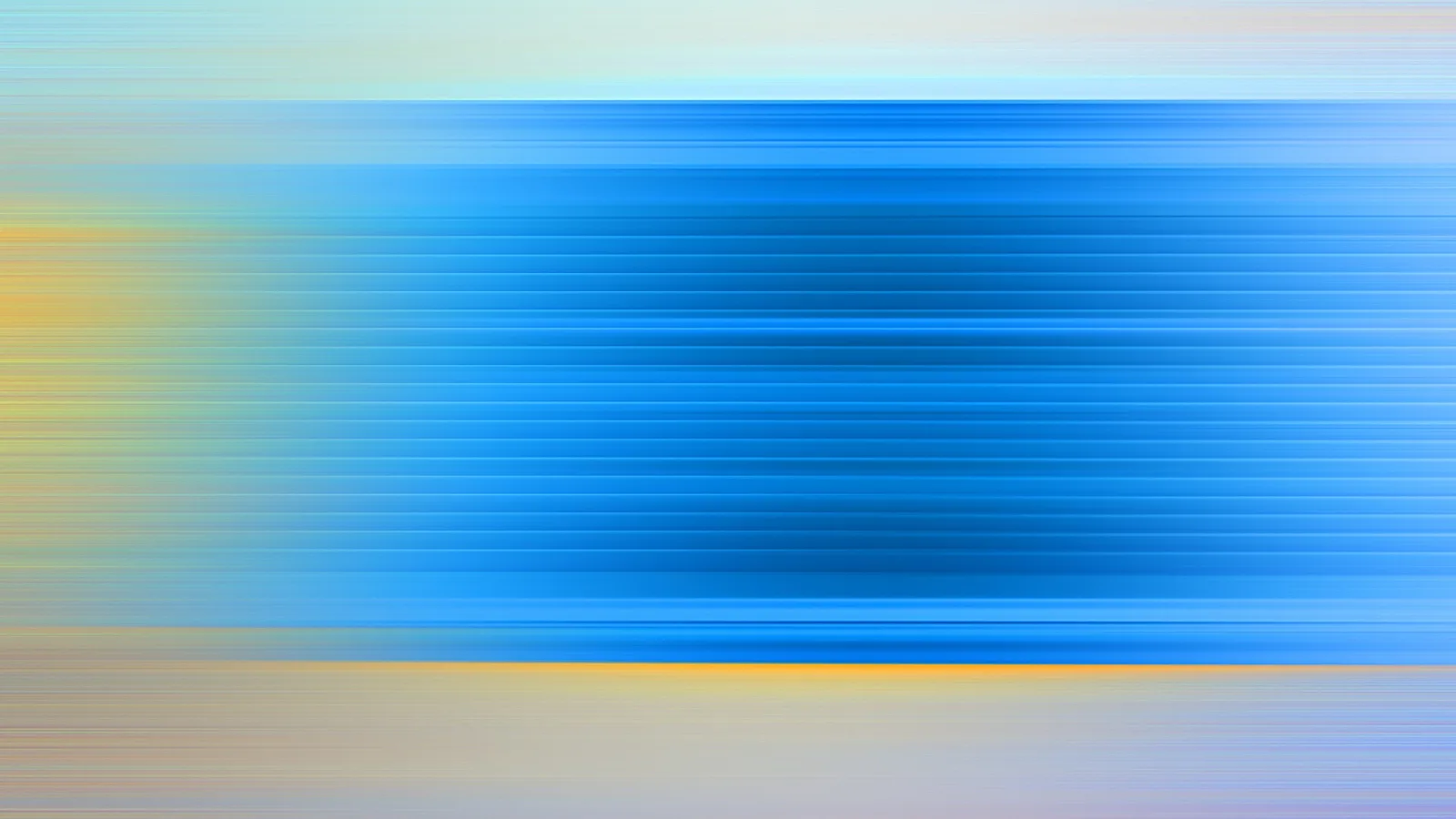 Horizontal verlaufende blaue Streifen in der Bildmitte, links gelblich, oben und unten hell graugrau.