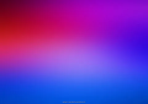 Weicher Farbverlauf von dunklem Rot links oben über Magenta und Violett bis zu kräftigem Blau unten.